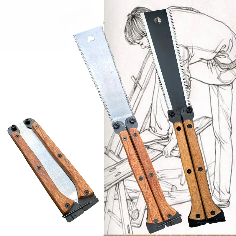 Gardening Hand Tools Japanese - เครื่องมือช่างเลื่อยพับ SK5 กระเป๋าเหล็ก Garden Saw เลื่อยญี่ปุ่น,
