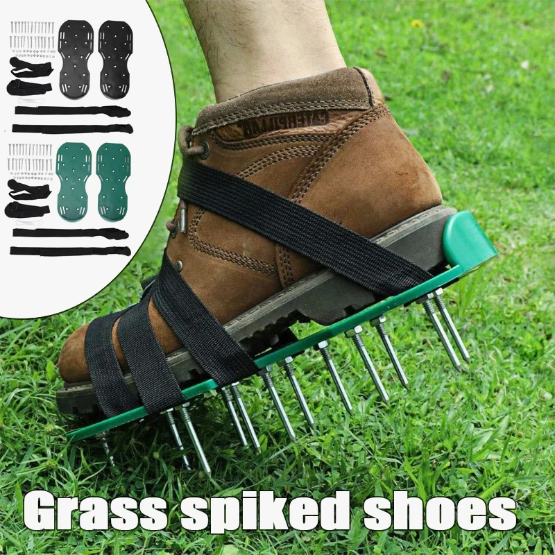 Gardening Tools Revit - รองเท้าแตะเจาะดินสำหรับสนามหญ้า 1 คู่ พร้อมปุ่มเจาะดินสำหรับการเดิน ขุดดิน ปลูกพืช