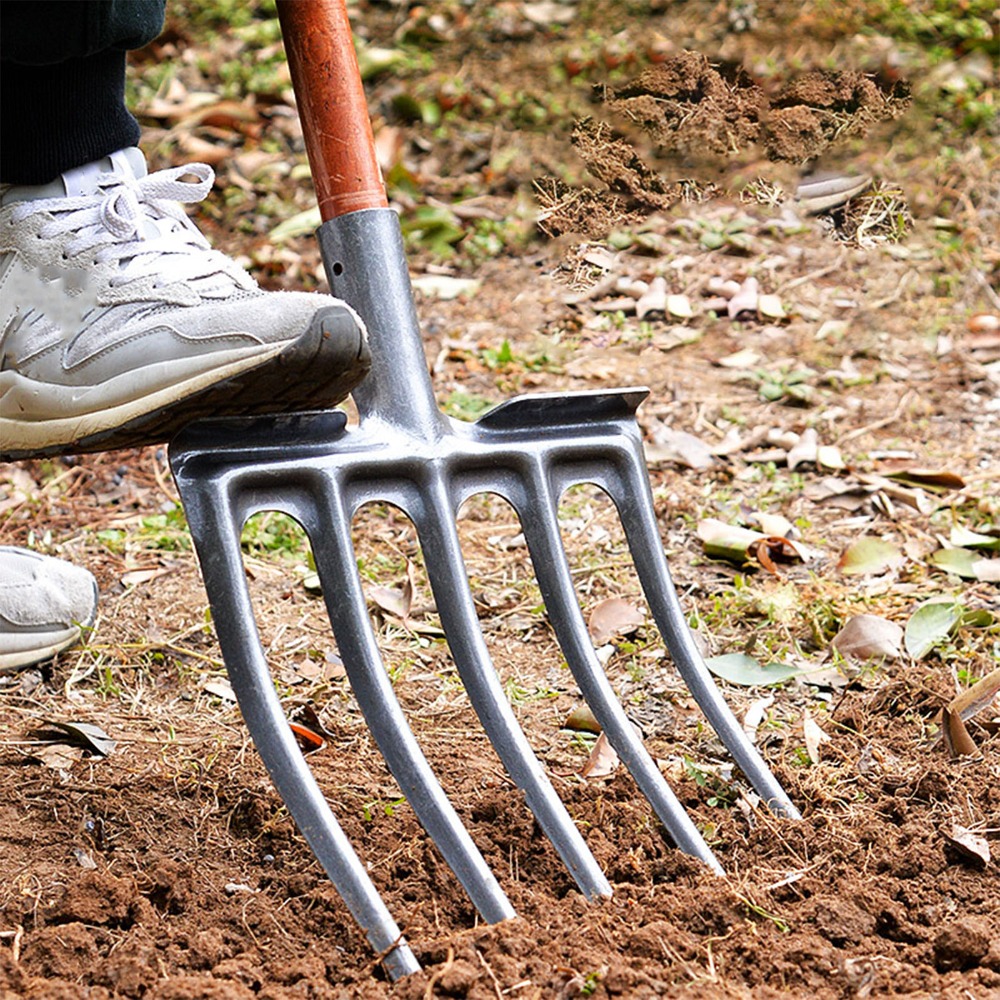 ส้อมขุดดินเหล็กกล้าคาร์บอนสูง  - Spade Digging Fork บทวิจารณ์และราคา