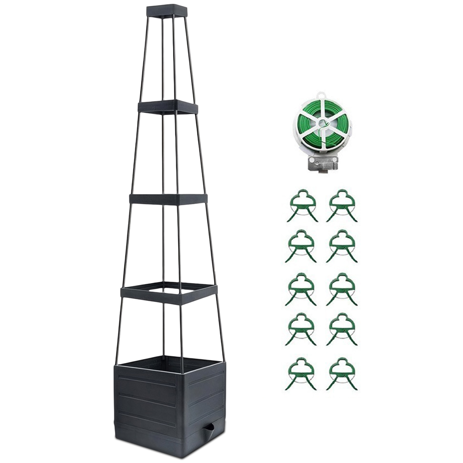 กระบะปลูกผักยกพื้นพร้อมโครงตาข - Self-Watering Planter บทวิจารณ์และราคา