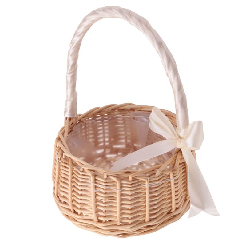 ตะกร้าดอกไม้สานหวาย A56K พร้อม - Gardening Tools Girls บทวิจารณ์และราคา