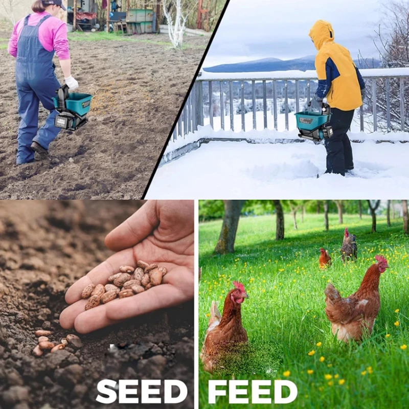 เครื่องหว่านปุ๋ยอัตโนมัติ 3.3  - Gardening Tools Vegetables บทวิจารณ์และราคา