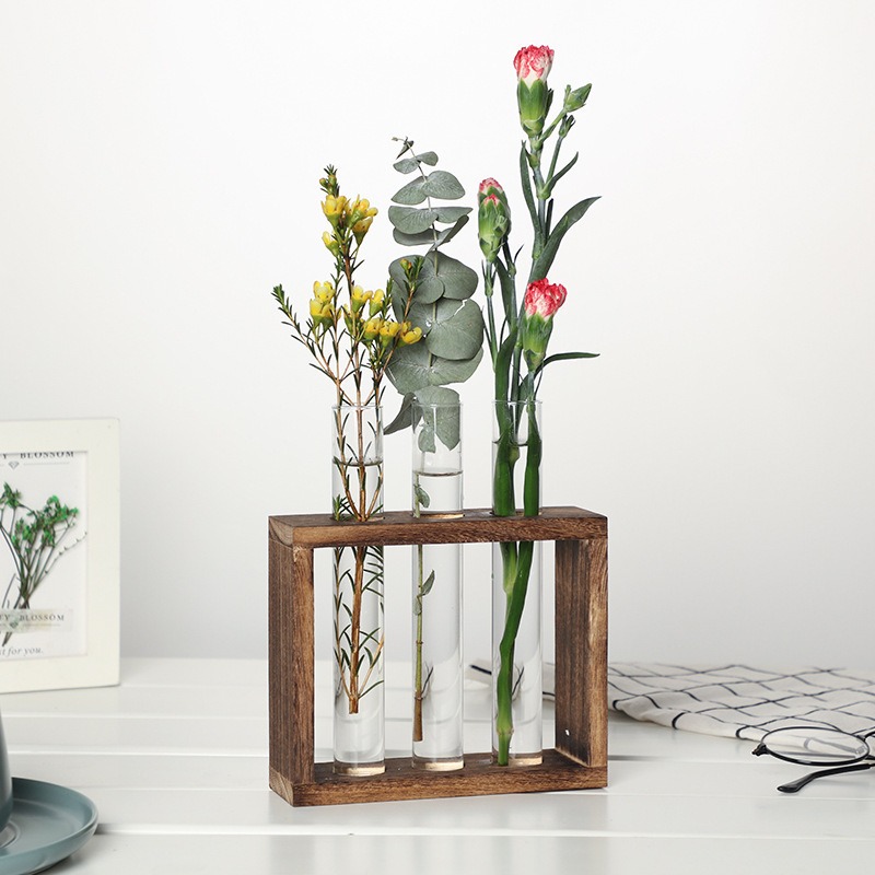 5 หลอดแก้ว Hydroponic Planter  - Self-Watering Planter บทวิจารณ์และราคา