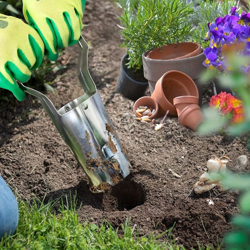 เครื่องปลูกต้นกล้าแบบมือถือ 1- - Gardening Tools Vegetables บทวิจารณ์และราคา