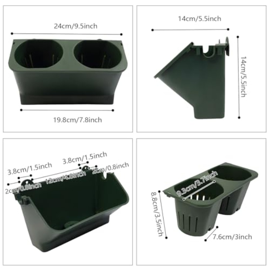 กระถางปลูกต้นไม้ติดผนังแนวตั้ง - Self-Watering Planter บทวิจารณ์และราคา