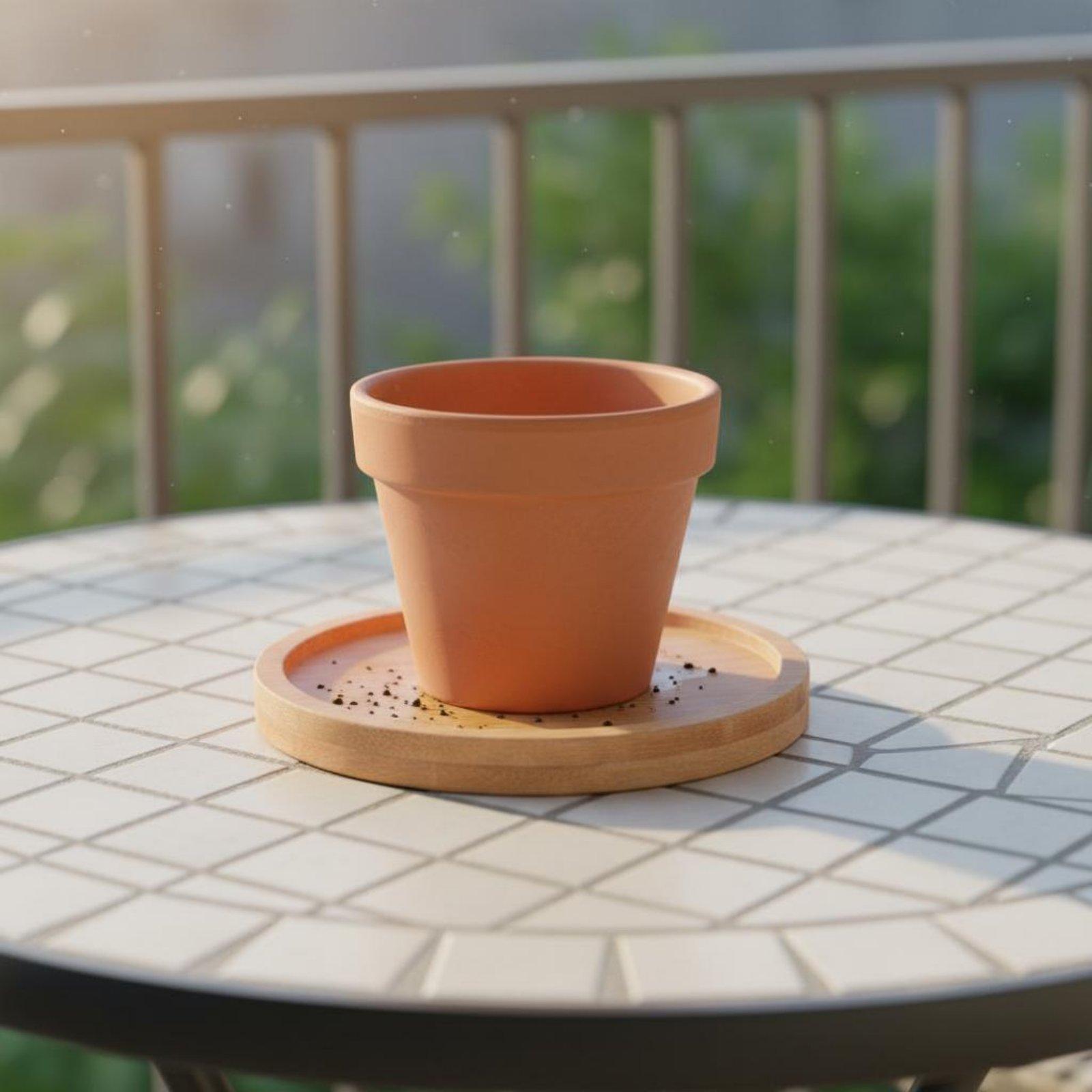ถาดรองกระถางไม้ไผ่ ฐานรองกันน้ - Gardening Tools Essential บทวิจารณ์และราคา