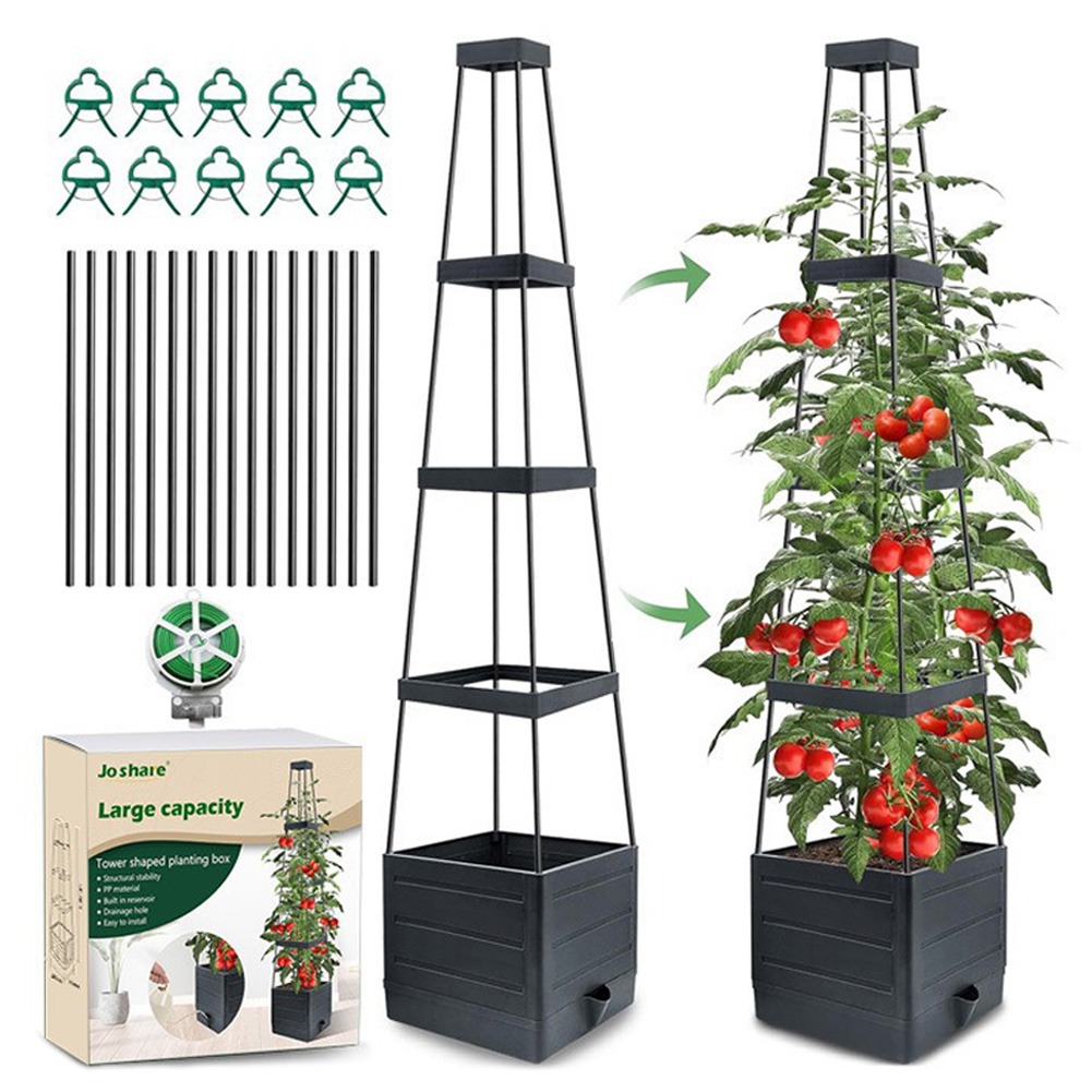 กระบะปลูกผักยกพื้นพร้อมโครงตาข - Self-Watering Planter บทวิจารณ์และราคา