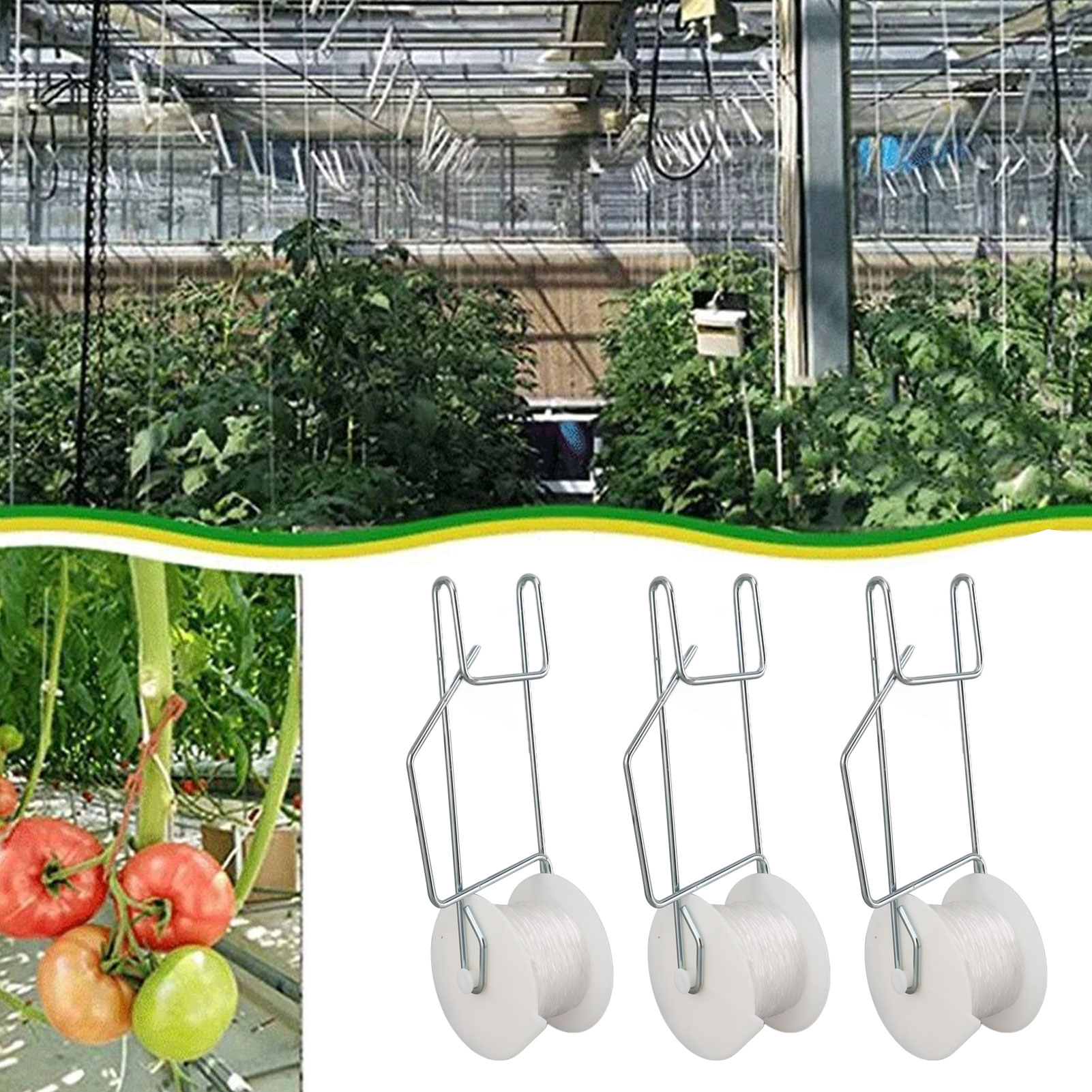 ตะขอเกี่ยวต้นมะเขือเทศ 6-50 ชิ - Gardening Tools Essential บทวิจารณ์และราคา